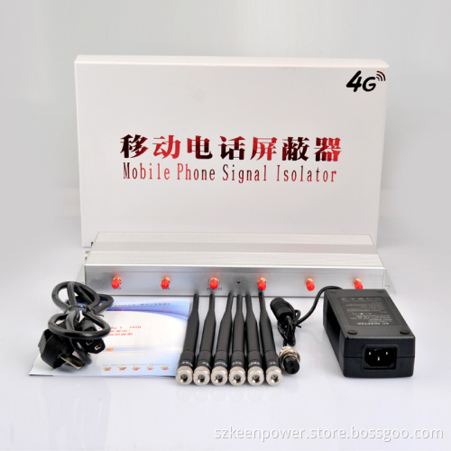 2014 New 6 Bands 4G Jammer 3G Jammer 2g Phone Jammer